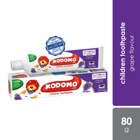 Kodomo Toothpaste Grape 80g | Repair Early Caries in 14 Days