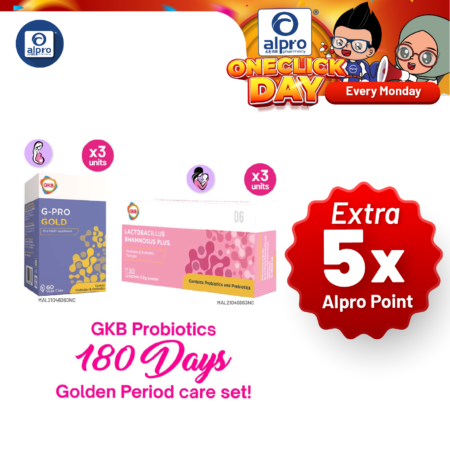 GKB Probiotics 180 Days Golden Period Care Set during Pregnancy and Postpartum
