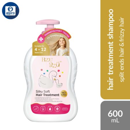Bzu Bzu Kids Silky Soft Hair Treatment 600mL | Split Ends Hair & Frizzy Hair