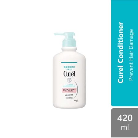 Curel Conditioner 420 ml | Reduces Frizz and Smoothens Hair Strands