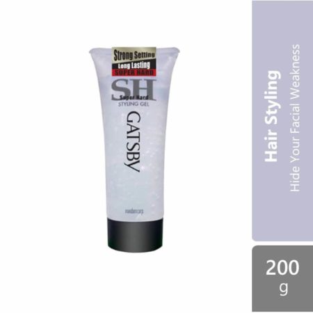 Gatsby Styling Gel 200g ( Super Hard  Wet & Hard )