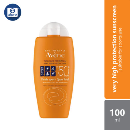Avene Very High Protection Sport Fluid SPF 50+ 100ml | Ideal for Normal Sensitive Skin