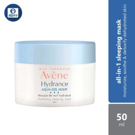 Avene Hydrance Aqua Gel-night Hydrating Sleeping Mask 50ml | Long-Lasting Hydration