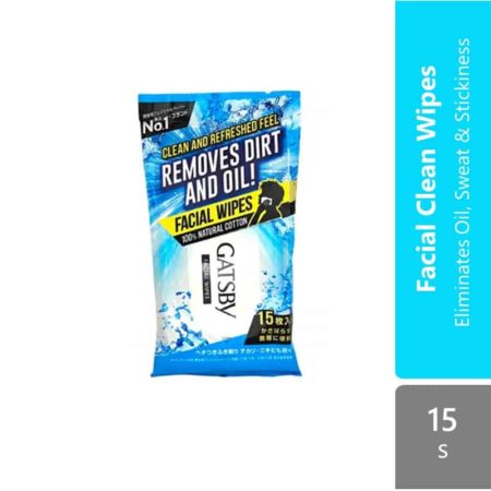 Gatsby Facial Wipes 15 Sheets ( Original  Ice Type  Super Refresh )
