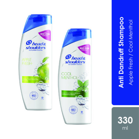 Head & Shoulder Anti-Dandruff Shampoo 350ml (Apple Fresh / Cool Mint) | Most Trusted Anti-Dandruff Shampoo