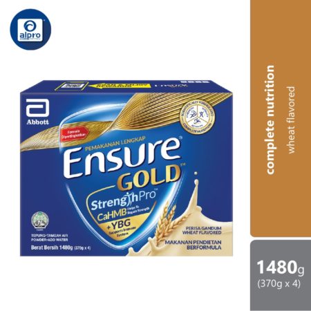 Abbott Ensure Gold Wheat YBG (Yeast Beta Glucan) 1.48g | Complete And Balanced Nutrition