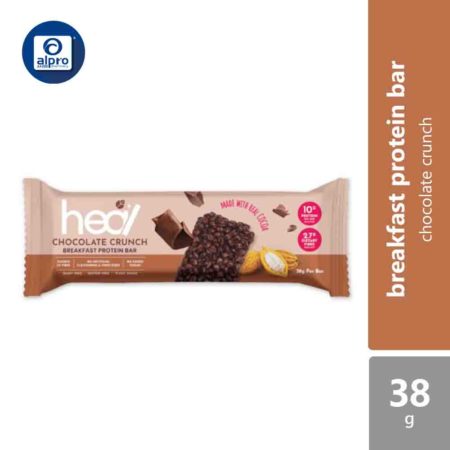 Heal Chocolate Crunch Breakfast Protein Bar 38g