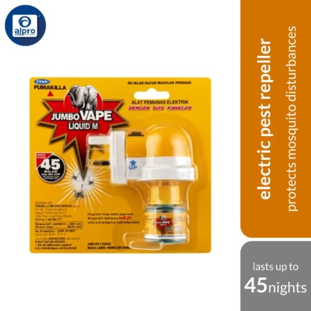 Fumakilla Jumbo Vape Liquid M Vaporiser 45 Night Mosquito Repellent