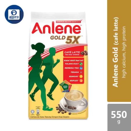 Anlene Gold 5X Cafe Latte 550g | High Calcium Milk Formula