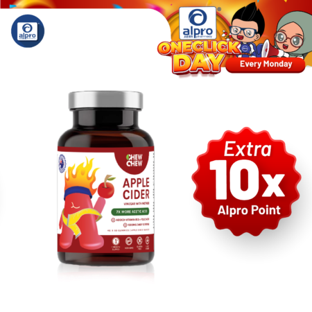 Chew Chew Apple Cider Vinegar Adult Gummies 60s | Effective Fat Burner