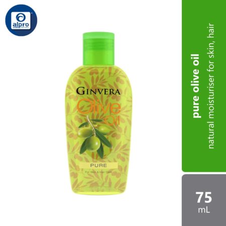 Ginvera Pure Olive Oil (75mL /150mL) | Natural Moisturiser for Skin and Hair