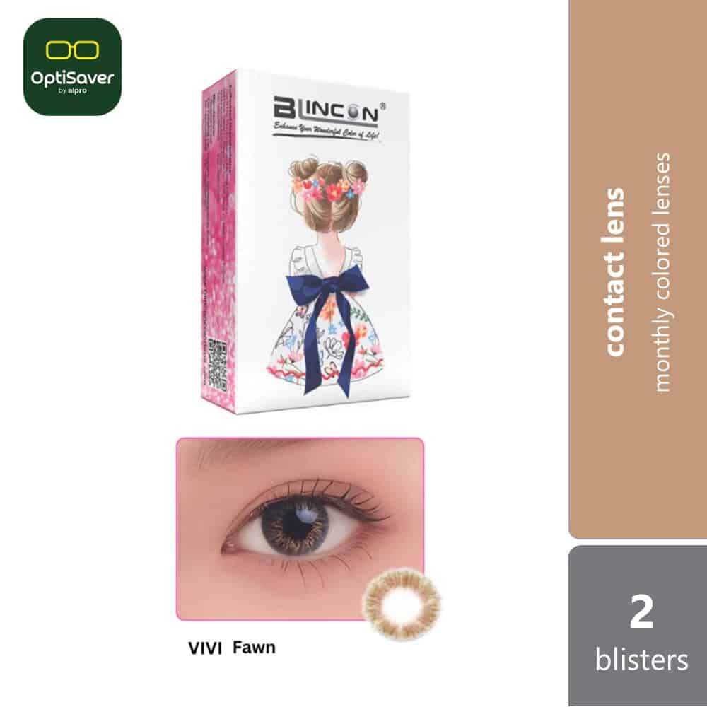 Blincon ViVi Color Lens 30D 2s | Monthly Contact Lenses [Fawn]
