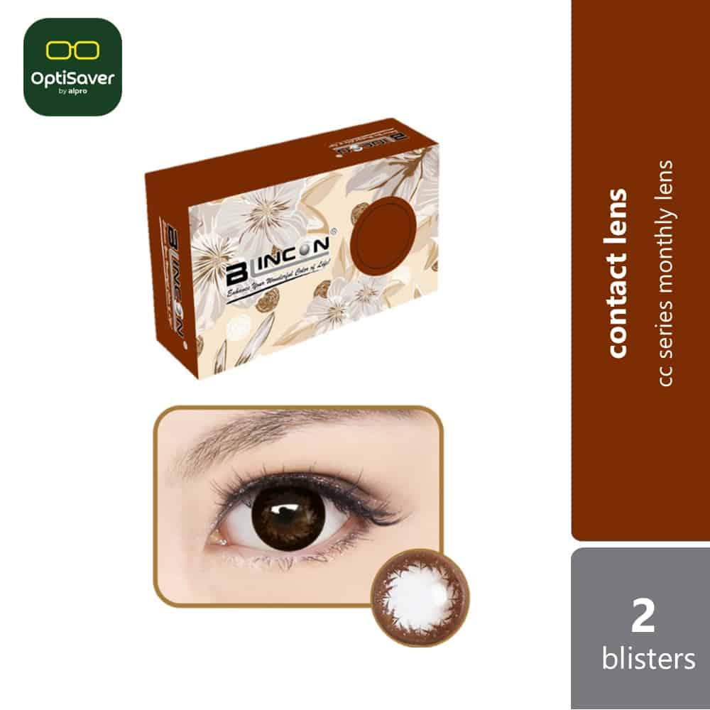 Blincon CC Natural Color Lens 30D 2s | Monthly Contact Lenses [Natural Choco]