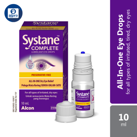 Alcon Systane Complete MDPF Eye Drops 10ml | Relief for All Types of Dry Eyes