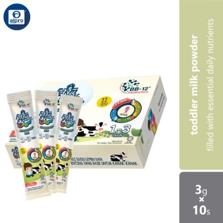 Farm Fresh Grow Milk Powder 1-3 Years 30g ×10s | Filled with Essential Daily Nutrients