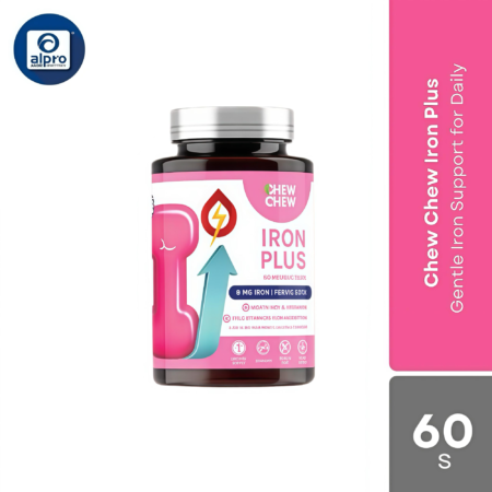 Chew Chew Iron Plus Gummies 60s | Gentle Iron Support for Daily