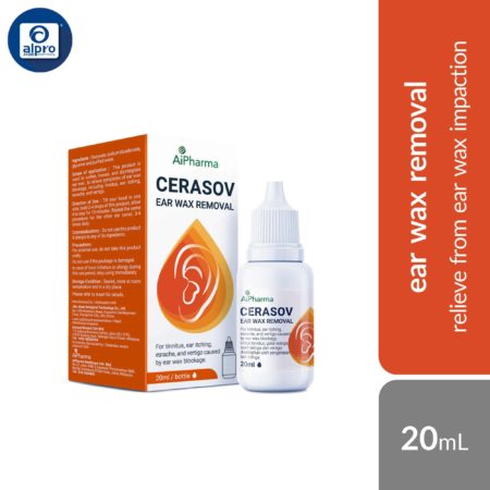 AiPharma Cerasov Earwax Removal 20mL | Relieve From Ear Wax Impaction