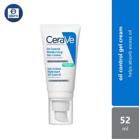 Cerave Oil Control Moisturising Gel Cream 52ml | Helps Absorb Excess Oil
