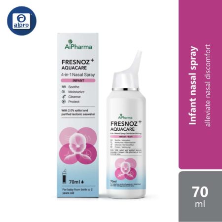 AiPharma Fresnoz+ Aquacare Nasal Spray Infant 70mL | Protect Against Irritants & Allergens