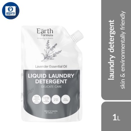 Earth Formula Laundry Detergent (Delicate Care) 1L | Skin & Environmentally Friendly