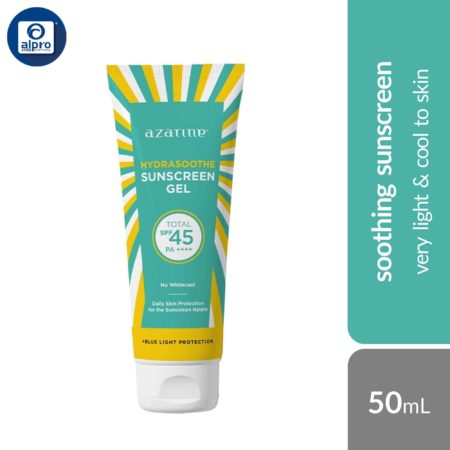 Azarine Hydrasoothe Sunscreen Gel SPF45 PA++++ 50mL | Very Light & Cool To Skin