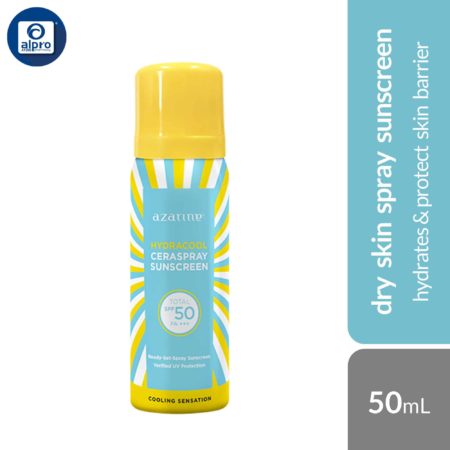 Azarine Hydracool Ceraspray Sunscreen SPF50 PA+++ 50mL | Hydrates & Protect Skin Barrier