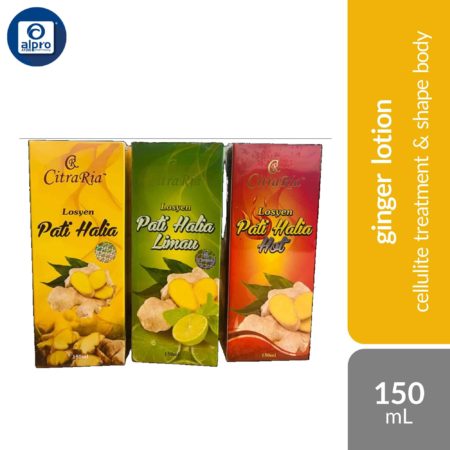 Citra Ria Losyen Pati (Halia/ Halia Limau/ Halia Hot) 150mL | Cellulite Treatment & Shape Body