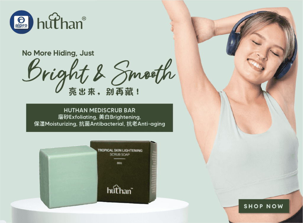 huthan Medifresh Natural Deodorant Spray 60mL | Brighten & Soothe Armpit