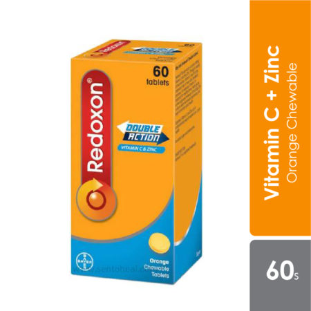 Redoxon Orange Chewable 60s | Vitamin C & Zinc