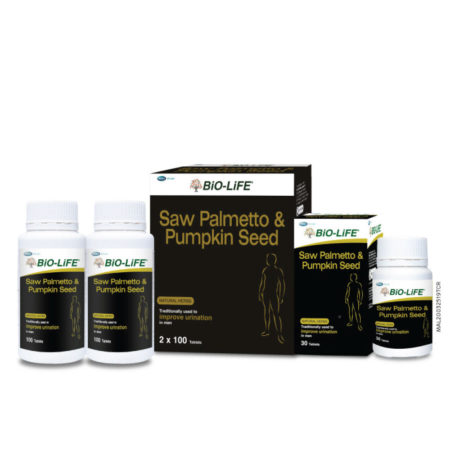 Bio-life Saw Palmetto & Pumpkin Seed 2x100s Plus 30s | Men's Health