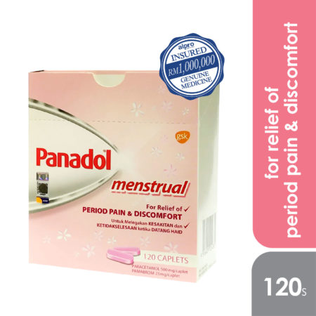Panadol Menstrual 120s | Effective Period Pain Reliever