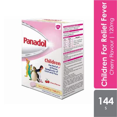 Panadol For Children 120mg 12x12s | Effective Pain and Fever Relief