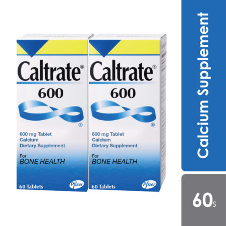 Caltrate 600 with Calcium 2x60s | Bone Health