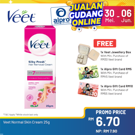 Veet Normal Skin Cream 25g