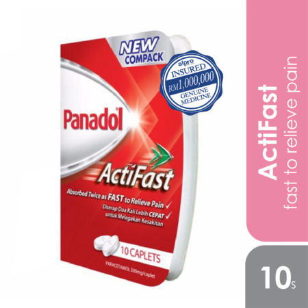 Panadol Actifast 10s | Fast Pain Reliever
