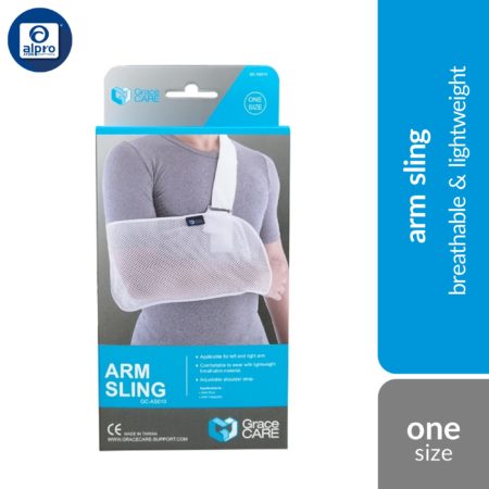 Grace Care Arm Sling AS010 (Blue) One Size | Breathable & Lightweight
