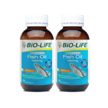Bio-life Omega 3 Fish Oil 1000mg 2x200s | Brain & Memory