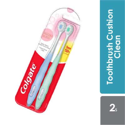 Colgate Toothbrush Cushion Clean 2s