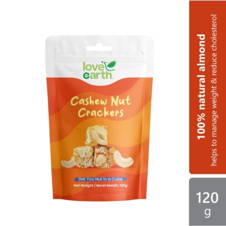 Love Earth Cashew Nut Crackers 120g