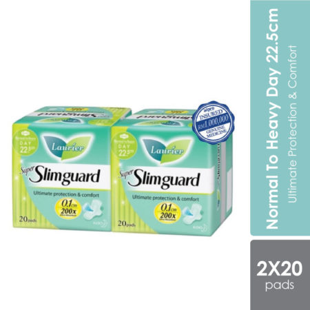 Laurier Super Slim Guard 22.5cm 20s x 2s | Ultra Absorbent