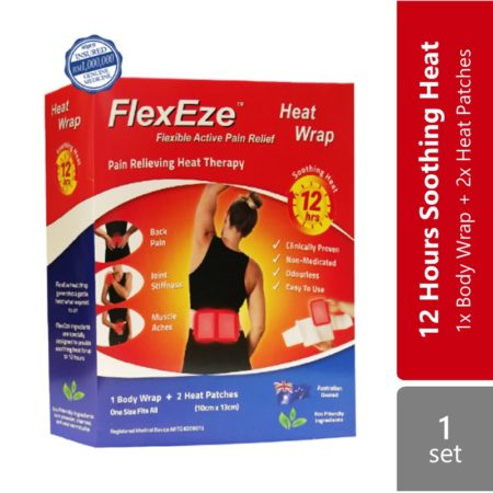 FlexEze Heat Wrap Starter Pack | Pain Relieving Heat Therapy