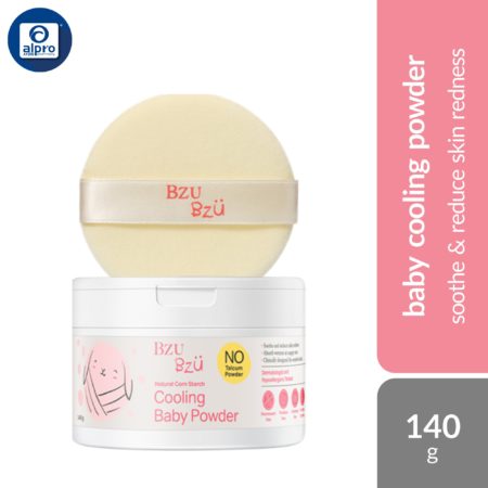 Bzu Bzu Baby Cooling Powder 140g | Soothe & Reduce Skin Redness