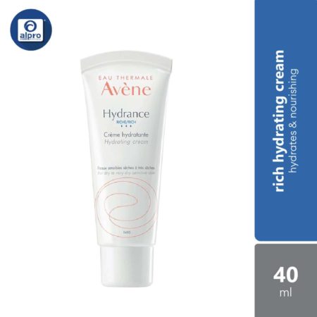 Avene Hydrance Rich Hydrating Cream 40ml | Hydrates and Nourishing