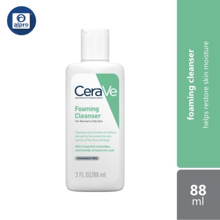 Cerave Foaming Cleanser 88ml | Helps Restore Skin Moisture
