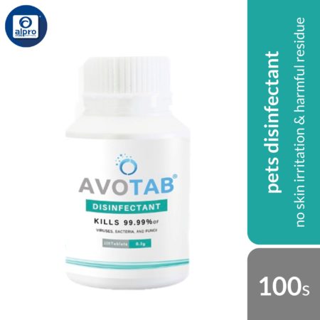 Avotab Disinfectant Tablet 0.5g 100s | Pets Friendly Disifectant