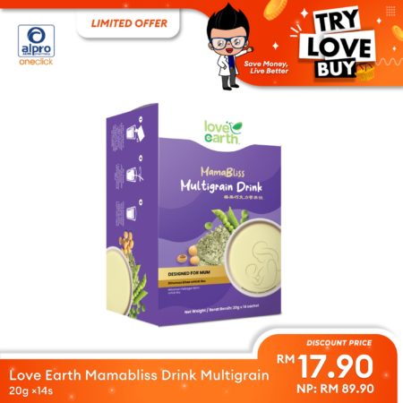 (TLB) Love Earth Mamabliss Drink Multigrain 20g ×14s