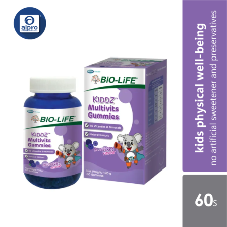 Bio-life Kiddz Multivits Gummies 60s | For Picky Eaters Kids