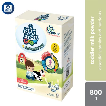 Farm Fresh Grow Powder 1-3 Years 800g | Essential Vitamins and Nutrients