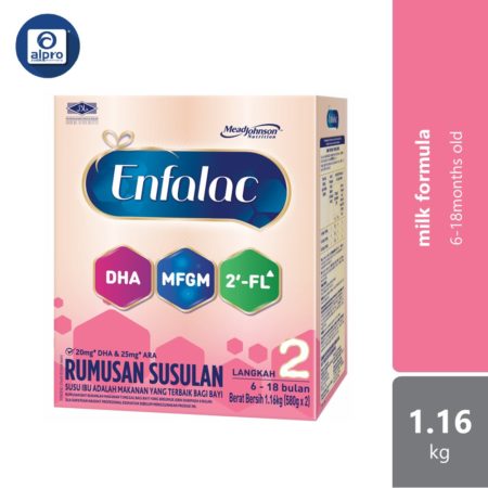 Enfalac Step 2 1.16kg (New) | 6-18 months old