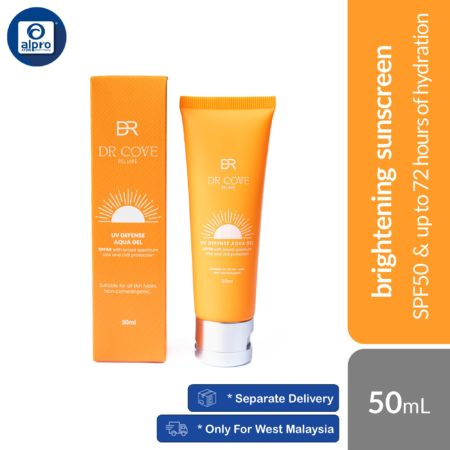 Dr Cove Reluire UV Defense Aqua Gel 50mL | SPF50 & Up To 72 Hours of Hydration
